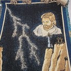 Tapestry Blanket Storms Of Life Religious Bible 48  X 72    Cotton Usa Made New
