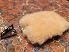 Fly Fishing Patch - Clip-on  Style- Natural Shearling Wool-made By Fly Fisherman