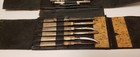 Rare Esco Surgical Instruments Set  14 Pieces  Leather Bound Holder  