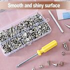 354 Pcs Cone Spikes Screwback Studs Rivets For Punk Style Clothing Diy Craft