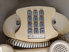 At t Princess Style Telephone - Vintage Push-button Phone  Beige