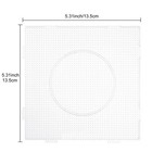 12pcs Mini Perler Bead Pegboards  2 6mm Plastic Square Boards  Large Clear Pe   