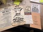Gg Allin Lot  Funeral Program - Guest Pass 1993 Tour Flyer -last Tour  Autograph