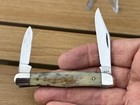 1981 Case Xx Knife A6208 Appaloosa Bone Whittler Vintage 9 Dot Rare