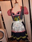 Cute Sexy New  Ladys us Sz 10 12 germany oktoberfest 2-pc beer Stein Babe
