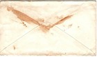 Rimless Springfield Massacusetts Fancy Cancel On Cover With Green 3c Washington