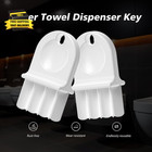 8pcs Paper Towel Dispenser Key  Universal Dispenser Replacement Key Compatible F