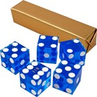 Dice Set - 19mm A Grade Serialized Casino Dice With Sharp Edges - Game Night    
