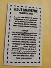 Jesus Malverde Prayer Card With Special Prayer On Back - Sinaloa Folk Saint