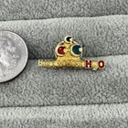Vintage 80s Hall   Oates Band H2o Album Logo Gold Tone Pin Pinback  63716