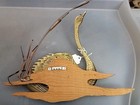 Vintage Home Interiors 1970s Brass wood Swan Wall Plaque Decor 12 75 