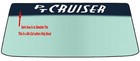 Fits Pt Cruiser Windshield Banner Die Cut Vinyl Decal With Application Tool