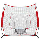 7   7  Softball Baseball Practice Net Hitting Batting Net Bow Frame With Bag