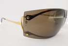 Vintage Cartier Paris Sunglasses Acetate   Gold Plated 75-15 115 France Deadly