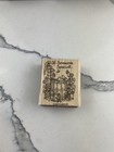 1999 Stampin Up To Someone Special Birds Garden Water Barrel Wood Rubber Stamp 