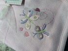 Bright Future Baby Cotton Receiving Blanket  Thermal Waffle Pink X2 Vintage