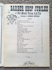 1957 Barber Shop Jubilee Charles Boutelle Vintage Sheet Music Songbook L Feist