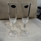 Usa Crystal Cristal Champagne Flutes 24  Lead Crystal Elegant Toasting Set