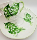 Vintage Shelley England Lily Of The Valley Dainty Cup   Saucer  Floral Teacup