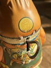 Vintage 1930 s Rare J Chein Litho Tin Christmas Santa Wind Up Toy