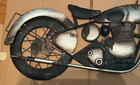 Large Motorcycle Metal Wall Decor3d Vintage Art sculpture 25  X 12  Rustic