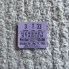 Philadelphia Eagles Vs Baltimore Colts Program   Ticket Stub 8-11-1962