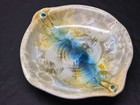 Bill Campbell Crystalline Flambeaux Glaze Art Pottery Bowl 11  Centerpiece