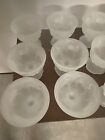 Set Of 12 Vintage Frosted Dessert Parfait Cups