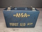 Vintage Msa First Aid Kit Metal Box Mine Safety Appliances Co Fully Stocked