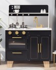 Play Kitchen For Kids  Wooden Kids Play Kitchen Playset  Toddler Kitchen Pret   