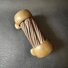 Rare Antique C1800 s Piece Of Telegraph Cable   Brass Paperweight Transatlantic 