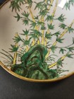 Japanese Porcelain Ware Bowl Hong Kong Bamboo Brass Back Vintage