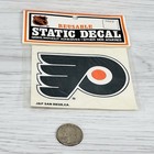 Vintage Philadelphia Flyers Static Decal Reusable Team J   P Nhl Hockey