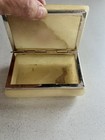Vintage Italy Alabaster Hinged Trinket Box