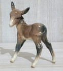 Beswick Early Rare Detailed Natural Brown Grey Gloss Donkey Foal No  950