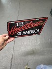 Vintage 1991 The Heartbeat Of America Tennessee State Shaped License Plate