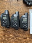 Pocket Wizard Plus Iii Transceivers  x3  With Cords And Light Stand Mounts