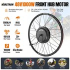 48v1000w Front Wheel Hub Motor Kit 26 27 5 700c Ebike Conversion Kits Brushless