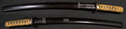 Koshirae Katana Tsuka W scabbard  no Blade  Japanese Sword Fitting Edo Antique