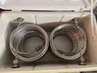 2 Tap Double Faucet Coil Cooler Kit Dual Jockey Box Draft Setup