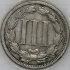 1868-p Three Cent Piece  Copper nickel Over 100 Years Old As Shown  sn02 