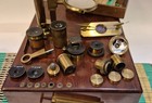 Rare Chevalier Universal Microscope Polarizing Apparatus Minerals Slides C  1840