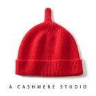 100  Cashmere Kids Winter Hat Warm Unisex Knit Beanie Cap For Boys Girls