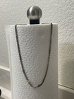 Silver Box Chain Necklace Lobster Claw Closure Fashion Jewelry Chain Style