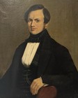 English School  mid 19th Cen-ry    Portrait Of A Man   Oil On Canvas