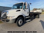 2007 International Single Cab Jerrdan Flatbed Rollback Tow Truck Flatbeds  