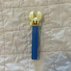 Vintage Pez  Yellow Head Bunny Wide Ears  Blue Stem No Feet Made In Austria