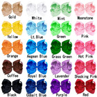 40 Pcs 4 5  Hair Bows Clips Grosgrain Ribbon Alligator Clips For Girls And Kids