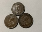 1922 1923 1925 Canada Small Cent Brown  Little Diamonds Showing