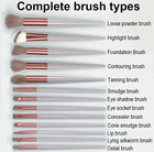 13pc Makeup Brush Set Soft Fluffy Professional Cosmetic Foundation